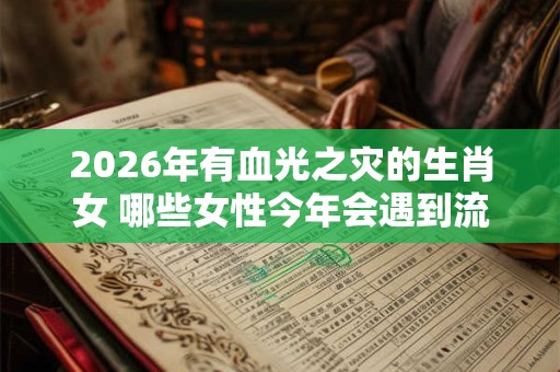 2026年有血光之灾的生肖女 哪些女性今年会遇到流血事故