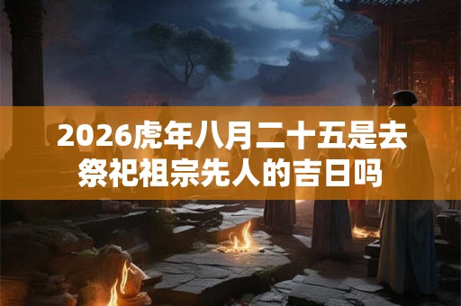 2026虎年八月二十五是去祭祀祖宗先人的吉日吗