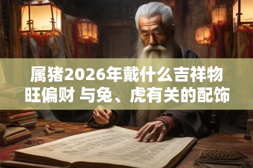 属猪2026年戴什么吉祥物旺偏财 与兔、虎有关的配饰