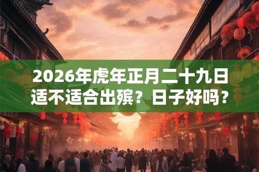 2026年虎年正月二十九日适不适合出殡？日子好吗？