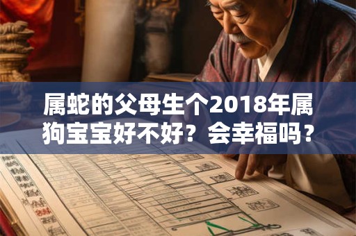 属蛇的父母生个2018年属狗宝宝好不好？会幸福吗？