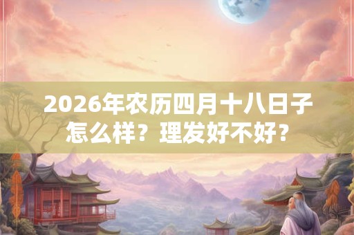 2026年农历四月十八日子怎么样?理发好不好? 2026年农历四月十八日子怎么样?理发好不好?