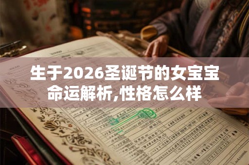 生于2026圣诞节的女宝宝命运解析,性格怎么样 生于2026圣诞节的女宝宝命运解析,性格怎么样