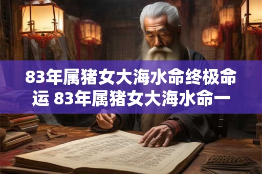 83年属猪女大海水命终极命运 83年属猪女大海水命一生命运