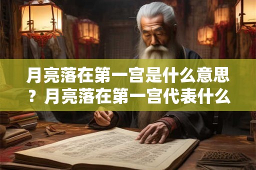月亮落在第一宫是什么意思？月亮落在第一宫代表什么？