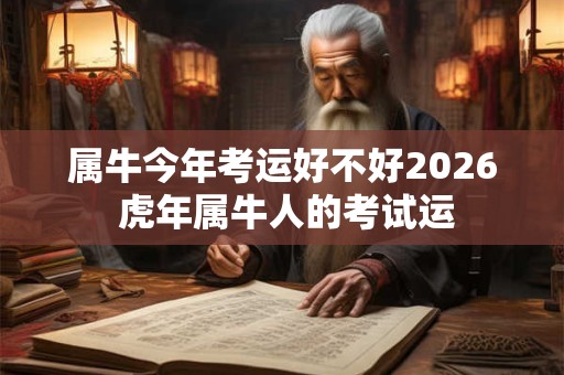 属牛今年考运好不好2026 虎年属牛人的考试运 属牛今年考运好不好2026 虎年属牛人的考试运