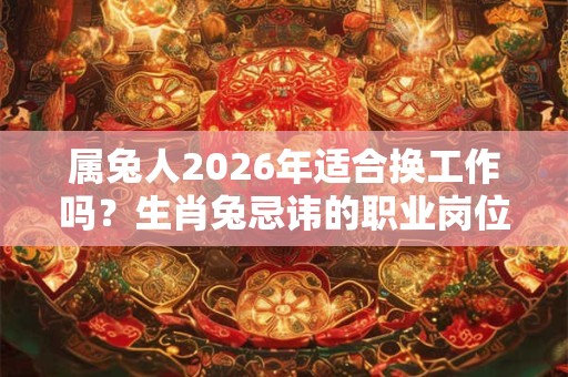 属兔人2026年适合换工作吗?生肖兔忌讳的职业岗位 属兔人2026年适合换工作吗?生肖兔忌讳的职业岗位