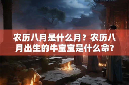 农历八月是什么月？农历八月出生的牛宝宝是什么命？