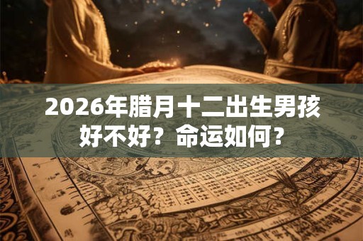 2026年腊月十二出生男孩好不好？命运如何？