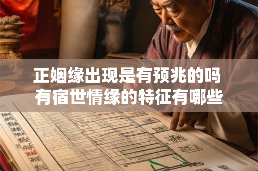 正姻缘出现是有预兆的吗 有宿世情缘的特征有哪些 正姻缘出现是有预兆的吗 有宿世情缘的特征有哪些