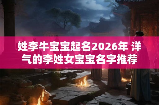 姓李牛宝宝起名2026年 洋气的李姓女宝宝名字推荐 姓李牛宝宝起名2026年 洋气的李姓女宝宝名字推荐