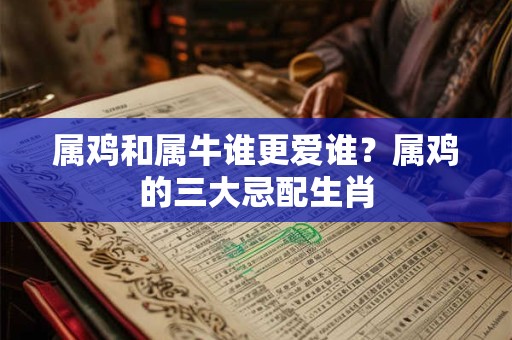 属鸡和属牛谁更爱谁？属鸡的三大忌配生肖