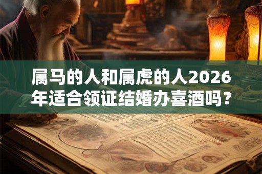 属马的人和属虎的人2026年适合领证结婚办喜酒吗？