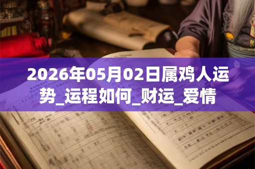2026年05月02日属鸡人运势_运程如何_财运_爱情