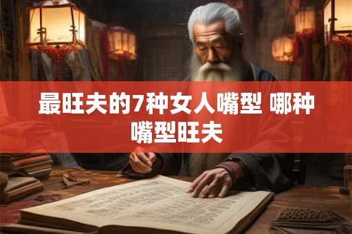 最旺夫的7种女人嘴型 哪种嘴型旺夫