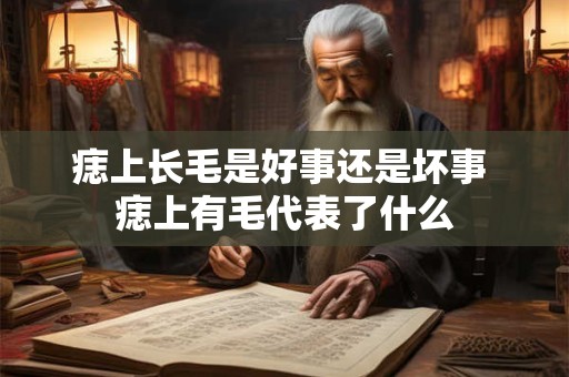痣上长毛是好事还是坏事 痣上有毛代表了什么 痣上长毛是好事还是坏事 痣上有毛代表了什么