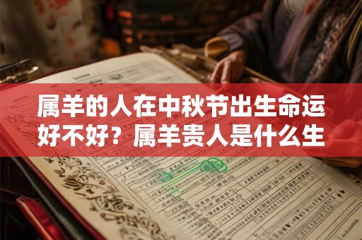 属羊的人在中秋节出生命运好不好？属羊贵人是什么生肖？
