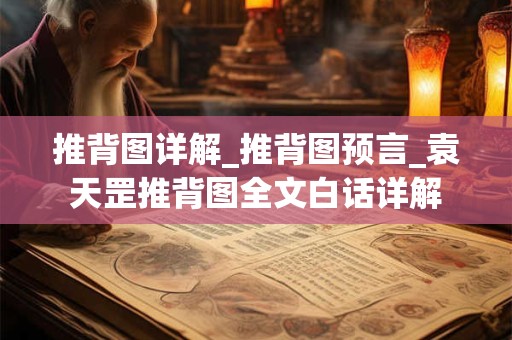 推背图详解_推背图预言_袁天罡推背图全文白话详解 推背图详解_推背图预言_袁天罡推背图全文白话详解