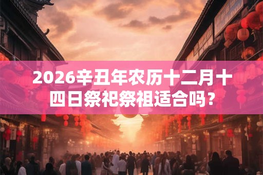 2026辛丑年农历十二月十四日祭祀祭祖适合吗？