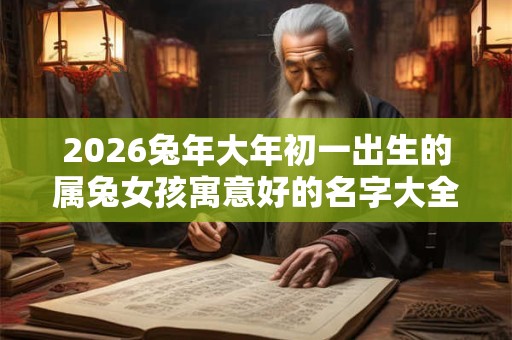 2026兔年大年初一出生的属兔女孩寓意好的名字大全