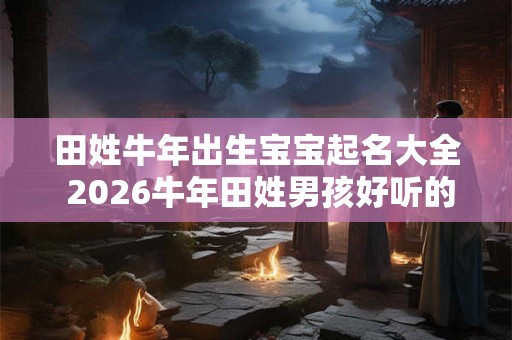 田姓牛年出生宝宝起名大全 2026牛年田姓男孩好听的名字大全