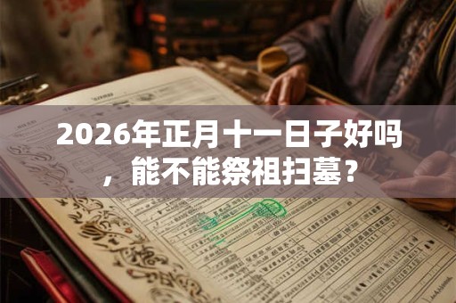 2026年正月十一日子好吗，能不能祭祖扫墓？