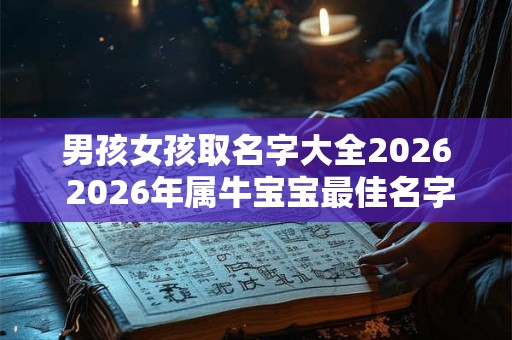 男孩女孩取名字大全2026 2026年属牛宝宝最佳名字
