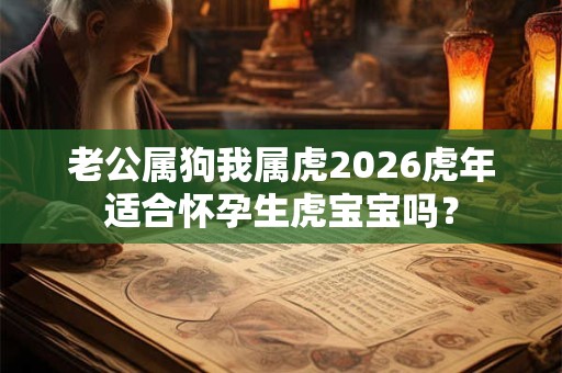 老公属狗我属虎2026虎年适合怀孕生虎宝宝吗？