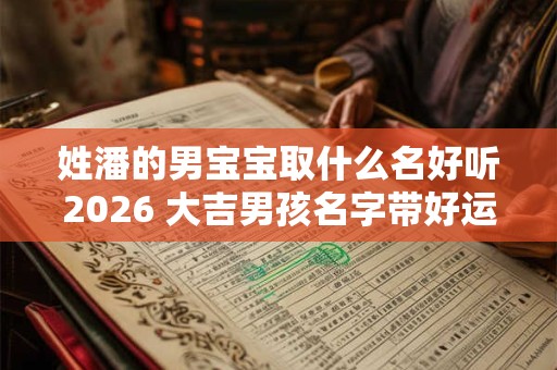 姓潘的男宝宝取什么名好听2026 大吉男孩名字带好运的