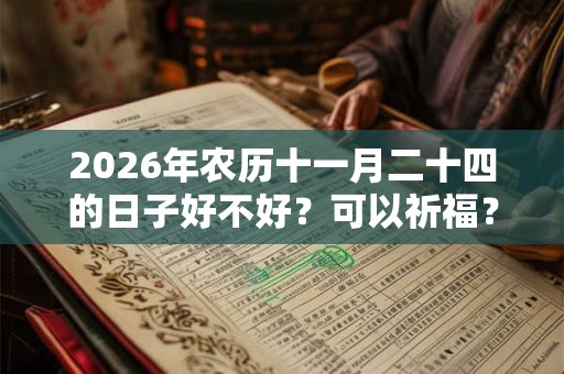 2026年农历十一月二十四的日子好不好？可以祈福？