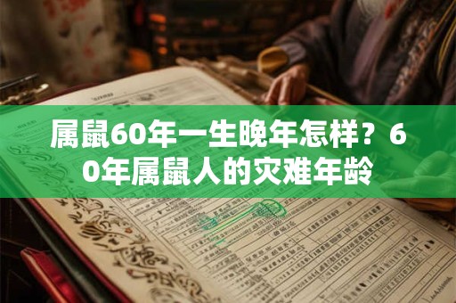 属鼠60年一生晚年怎样？60年属鼠人的灾难年龄