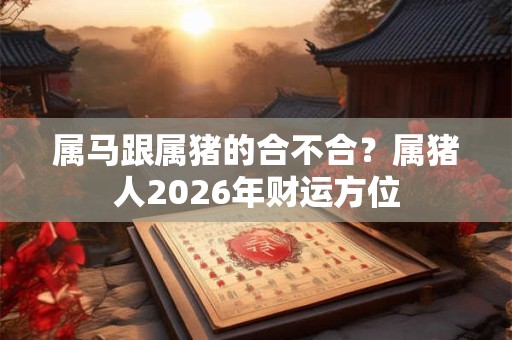 属马跟属猪的合不合？属猪人2026年财运方位