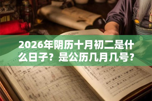 2026年阴历十月初二是什么日子？是公历几月几号？
