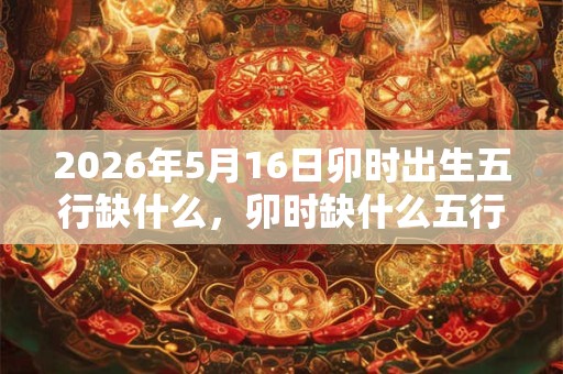 2026年5月16日卯时出生五行缺什么，卯时缺什么五行