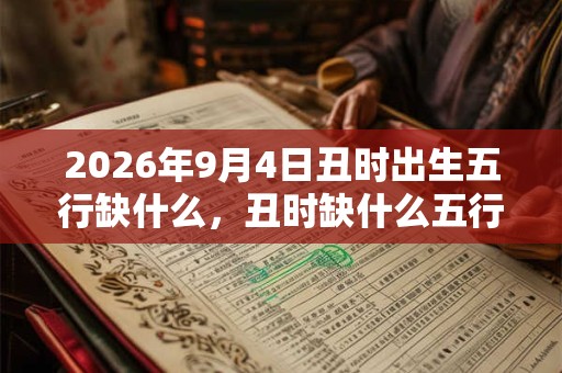 2026年9月4日丑时出生五行缺什么，丑时缺什么五行