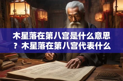 木星落在第八宫是什么意思？木星落在第八宫代表什么？