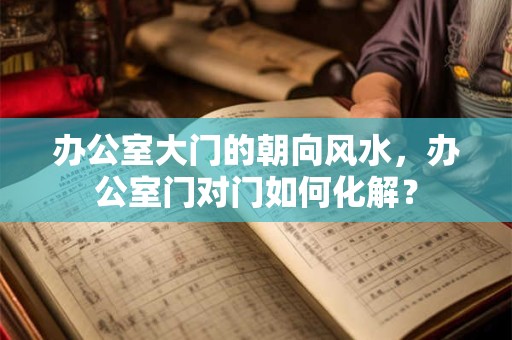 办公室大门的朝向风水，办公室门对门如何化解？
