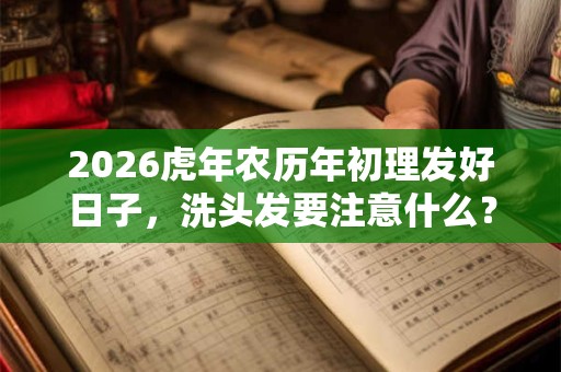 2026虎年农历年初理发好日子，洗头发要注意什么？