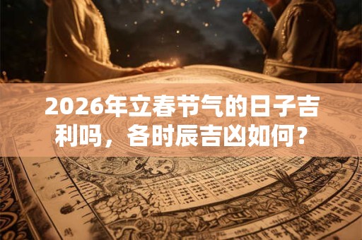 2026年立春节气的日子吉利吗，各时辰吉凶如何？