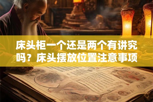 床头柜一个还是两个有讲究吗？床头摆放位置注意事项