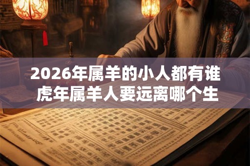 2026年属羊的小人都有谁 虎年属羊人要远离哪个生肖
