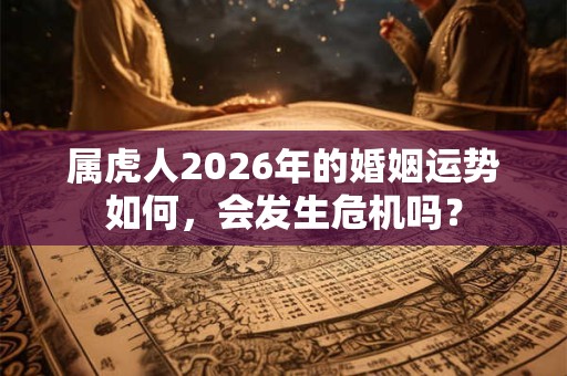 属虎人2026年的婚姻运势如何，会发生危机吗？