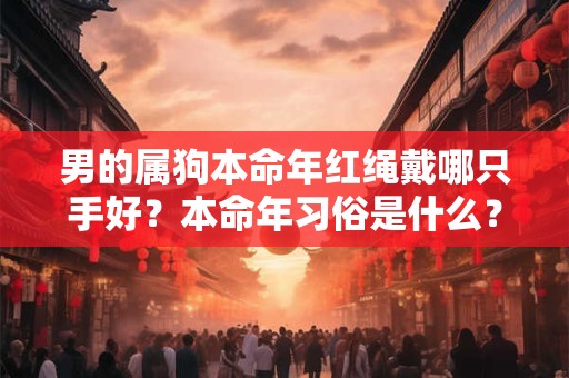 男的属狗本命年红绳戴哪只手好？本命年习俗是什么？
