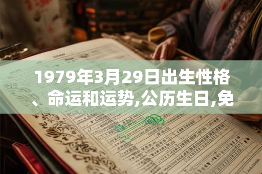 1979年3月29日出生性格、命运和运势,公历生日,免费算命 1979年3月29日出生性格、命运和运势,公历生日,免费算命