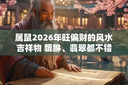 属鼠2026年旺偏财的风水吉祥物 貔貅、翡翠都不错