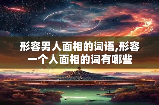 形容男人面相的词语,形容一个人面相的词有哪些