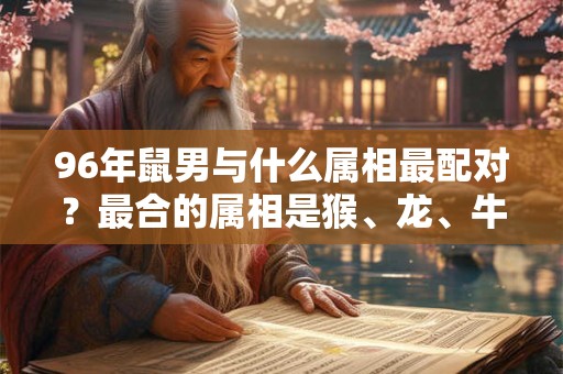 96年鼠男与什么属相最配对？最合的属相是猴、龙、牛！