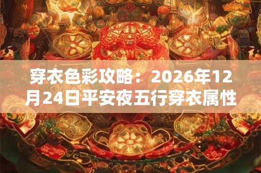 穿衣色彩攻略：2026年12月24日平安夜五行穿衣属性查询
