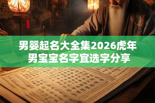 男婴起名大全集2026虎年 男宝宝名字宜选字分享