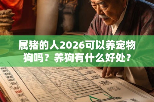 属猪的人2026可以养宠物狗吗？养狗有什么好处？